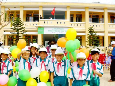 Ngôi trường mới trên vùng lũ quét