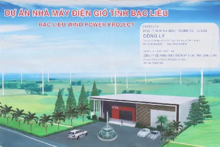 Xây dựng nhà máy điện gió đầu tiên tại Đồng bằng sông Cửu Long