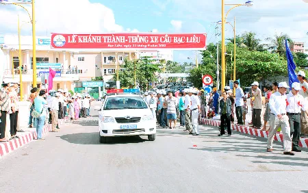 Khánh thành, thông xe cầu Bạc Liêu 3