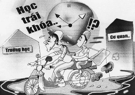 Học 1 buổi thành 2 buổi... giữa chừng!