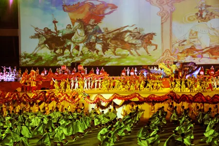 Tái hiện lịch sử dân tộc trong chương trình nghệ thuật "Thăng Long - Hà Nội thành phố rồng bay"