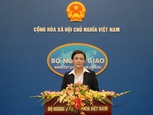 Foreign Ministry Spokeswoman Nguyen Phuong Nga