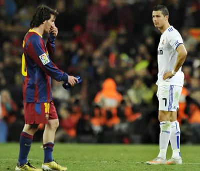 Ronaldo lại thất bại trước Lionel Messi...