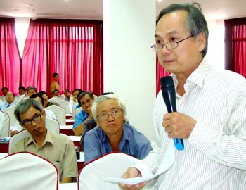 Deputy principal of Can Tho Univerisity, PhD Do Van Xe, speaks at the seminar. (Photo: Sggp)