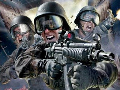 A violent scene of Cross Fire game