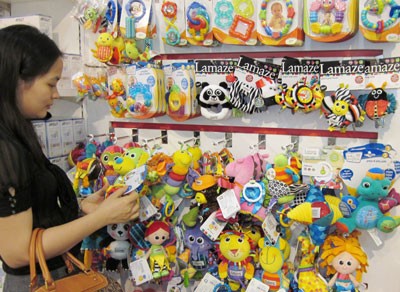 Toys are not stuck with any CR stamp