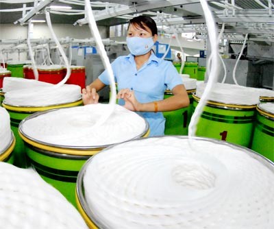 At a textile factory in Ho Chi Minh City (Photo:SGGP)