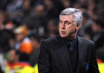 Chelsea's Italian head coach Carlo Ancelotti leaves the field after the UEFA Champions League Group F football match Marseille vs Chelsea, on December 8, 2010 at the Velodrome stadium in Marseille, southern France. Marseille won 1-0. AFP