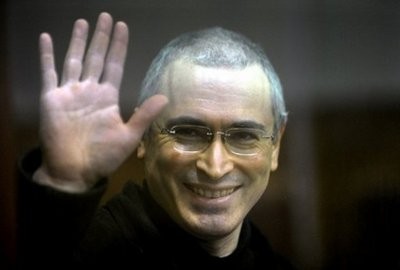 Former Yukos oil company chief executive officer Mikhail Khodorkovsky in a Moscow courtroom in November 2010.