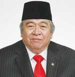 Chairman of the People's Consultative Assembly (MPR) of Indonesia Taufik Kiemas
