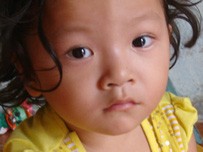 Three-year-old toddler Ho Thi Thuy Ngan was mistreated at Phung's daycare center