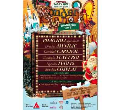 Main poster of Yeah1 Wonderland, which is set to debut on December 24 until December 25 at the City Zoo ( Photo: Courtesy of Yeah1)