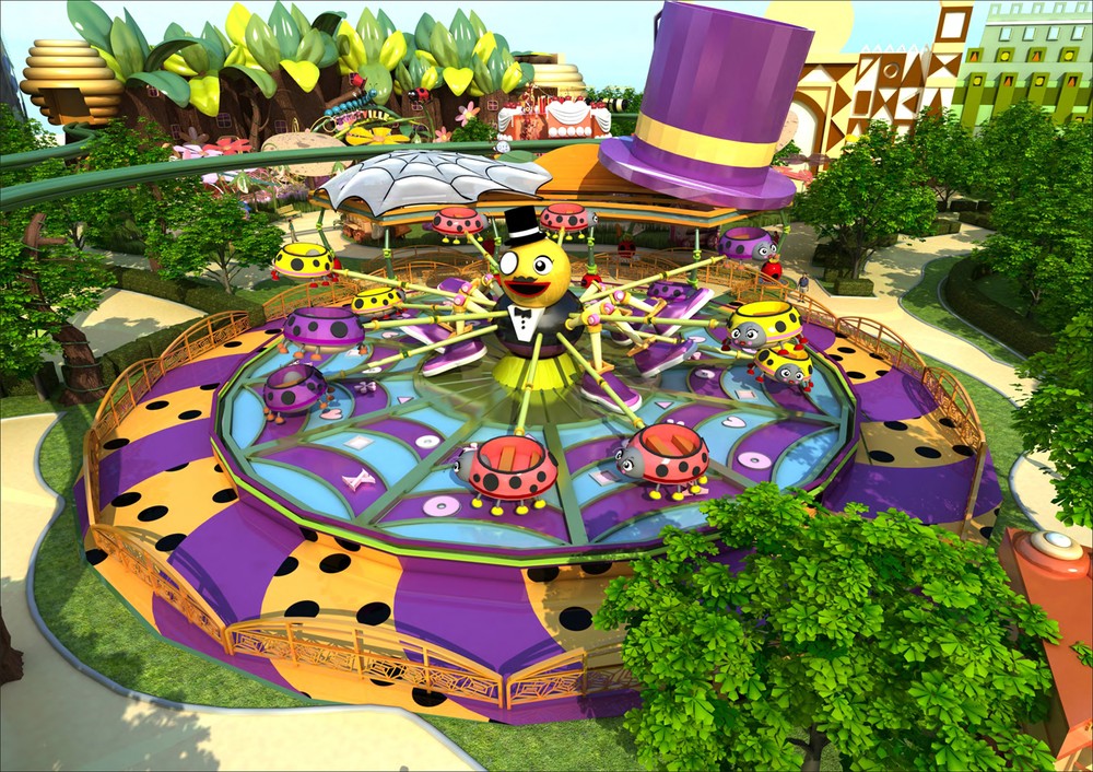 An artist’s impression of Ladybug Bounce in the Happyland Theme Park (Photo: Khang Thong Group)