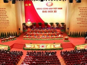 The opening session of the 11th National Party Congress in Hanoi on Jan. 12, 2011 (Photo: Vietnam News Agency)