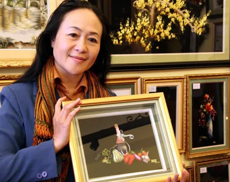 Đà Lạt: Ra mắt sản phẩm tranh thêu tay 3D