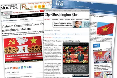 Dư luận thế giới về Đại hội Đảng Cộng sản VN lần thứ XI: Đại hội có ý nghĩa quan trọng đối với tương lai đất nước