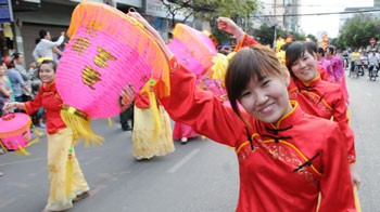 Nguyen Tieu Festival 2011 is held in Ho Chi Minh City on February 17. (Photo: Tuoitre)