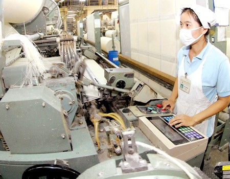 At a textile factory in Ho Chi Minh City (Photo: SGGP)