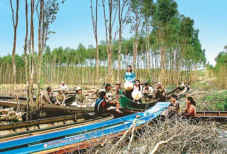 Sinh hoạt đờn ca tài tử tại các khu dân cư thuộc khu vực Vườn quốc gia U Minh Hạ.