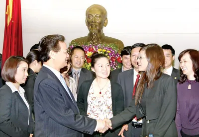 Thủ tướng tiếp đại diện doanh nhân trẻ