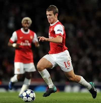Ngôi sao trẻ Jack Wilshere của Arsenal.