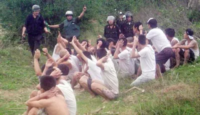 Một số đối tượng trốn trại đã bị bắt trở lại