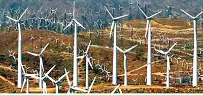 Cánh đồng cối xay gió ở Texas, Mỹ.