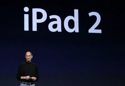 Apple CEO Steve Jobs speaks during an Apple Special event to unveil the new iPad 2 at the Yerba Buena Center for the Arts in San Francisco, California.