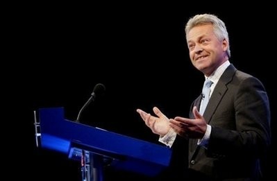 2004 AFP file photo of British international development minister Alan Duncan