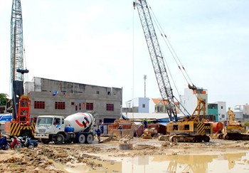 Tan Son Nhat – Binh Loi project under construction in HCMC (Photo: SGGP)