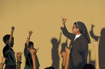 "Let’s study together" "Maternal love" "Three generations"