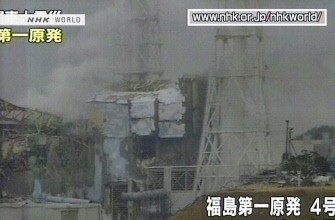 A screen grab taken from news footage by Japanese public broadcaster NHK on March 16, 2011 shows the damaged reactor N4 at the Fukushima No. 1 nuclear power station on March 15, 2011. AFP