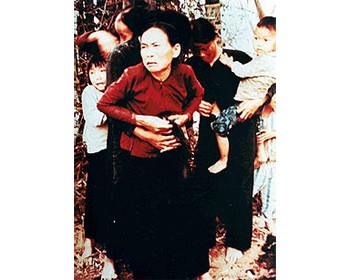 Photo of the women and children that were killed soon after this picture was taken in Son My village on March 16, 1968 (Wikipedia’s file photo of Ronald L.Haeberle)