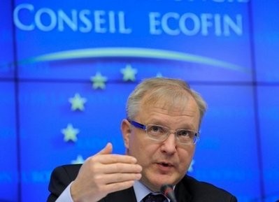 AFP file - EU economic affairs chief Olli Rehn pictured on March 15