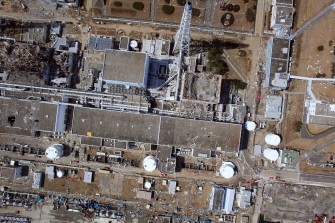 AFP - This aerial view, taken by unmanned aerial vehicle (UAV) of Air Photo Service on March 24, 2011 shows Tokyo Electric Power Co (TEPCO) Fukushima No.1 nuclear power plant