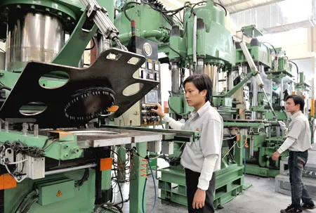 Nhà máy sản xuất phụ tùng cao su kỹ thuật cao của Tổng Công ty Công nghiệp Sài Gòn đi vào hoạt động trong tháng 2-2011 tại Củ Chi. Ảnh: VIỆT DŨNG