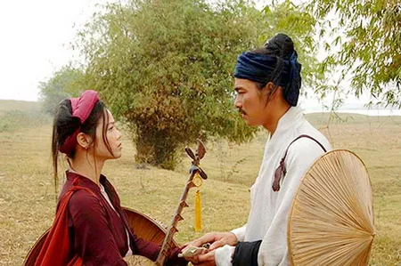 Phim “Long thành cầm giả ca”, một trong những bộ phim truyện nhựa lịch sử khai thác được nhiều màu sắc nghệ thuật dân tộc.