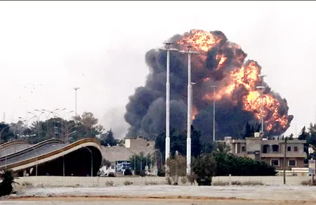 Giao tranh tại TP Benghazi.