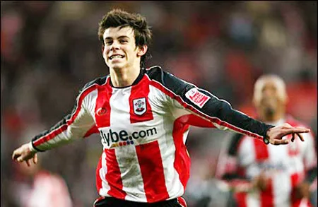 Bale thời còn khoác áo Southampton.