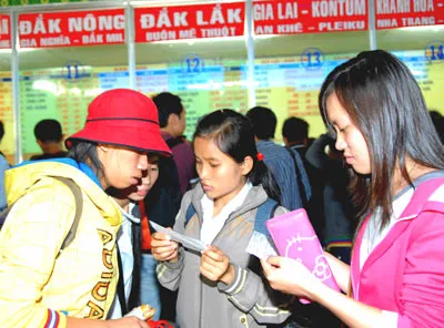 Quá tải tại các bến xe, nhà ga