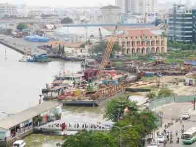 Nha Rong wharf where uncle Ho embarked a ship to overseas to find the way for the liberation of the country. Vietnamese authority and AFD sign a loan agreement of US$29.1 million to help Ho Chi Minh City's urban growth. (Photo: P.Oanh)