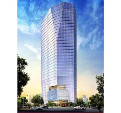 An artist's impression of the 34-floor building at 9-11 Ton Duc Thang in District 1, Ho Chi Minh City (File)