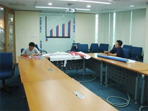 View of an office at a software developer in HCMC’s District 12 (Photo:Phan Hien)