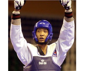 Le Huynh Chau in the 2011 world championships (Photo: vnexpress.net)