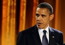 US President Barack Obama speaks at the White House in Washington, DC