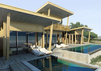 A vila in the Six Senses resort