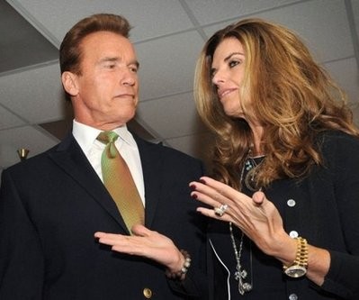 AFP file photo of former California Governor Arnold Schwarzenegger and his wife Maria Shriver