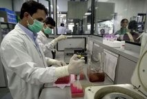 AFP/File – Laboratory researchers are seen at the Ranbaxy Laboratories in Mumbai