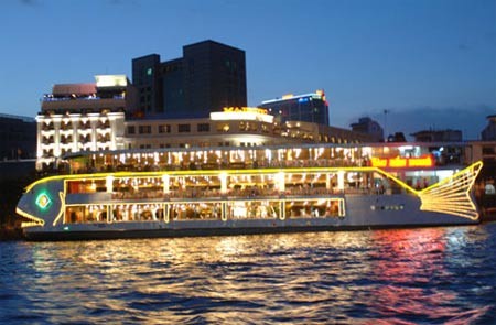 Ben Nghe restaurant boat anchored at Bach Dang tourist quay in District 1, Ho Chi minh City (file)
