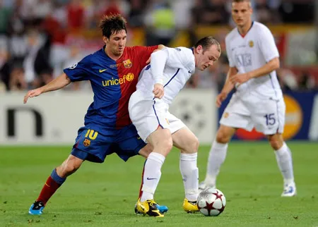 Barcelona và Man.United không chỉ đua trên sân mà còn đua trên bảng xếp hạng kiếm tiền.